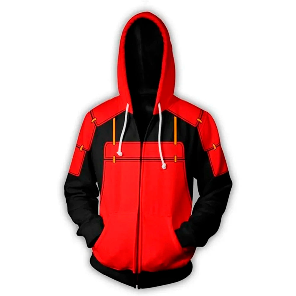 Anime Zip Hoodie Jackets Cosplay Clothes Costumes Men Hoodies Sweatshirts Zipper Tops Sasuke Sweatshirt Kakashi Tops