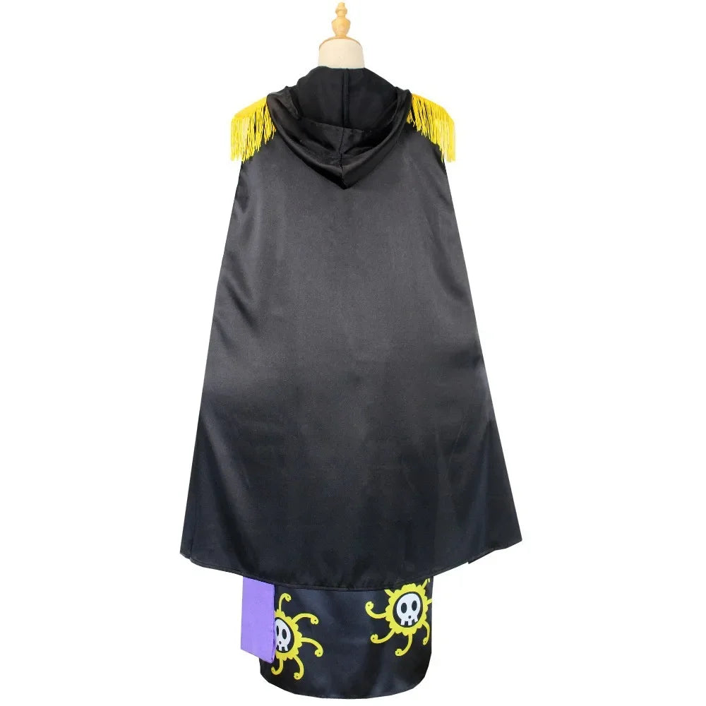Anime Boa Hancock Cosplay avec cape Boa robe Costume marin Costume Boa Hancock Cosplay Costume taille personnalisée robe no