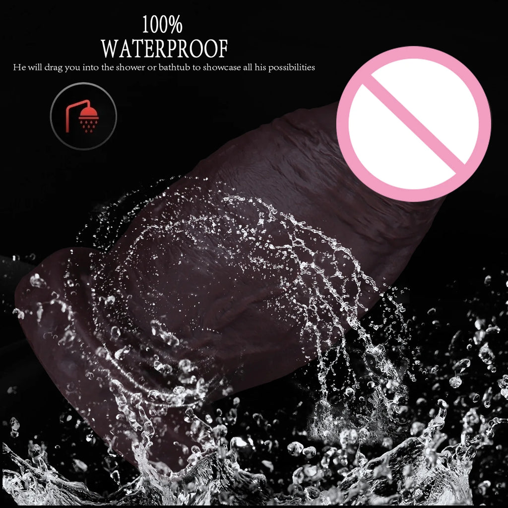 New 4.1'' Diameter Huge Thick Anal Dildo, 8.6 Inch Huge Silicone Girth Dildo Butt Plugs with Strong Suction Cup & No Balls성인용