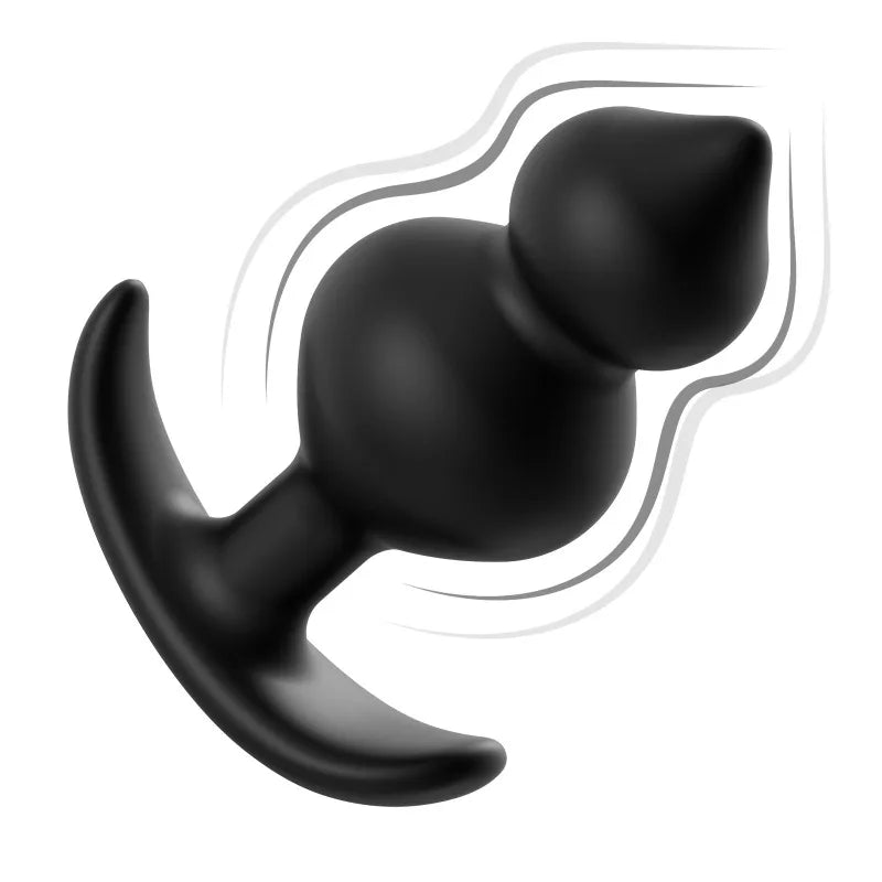 Anal Plug with Steel Balls Butt Plug Anal Beads Fetish Men Prostate Massager Sex Toys for Women Men Anal Dilator Butplug