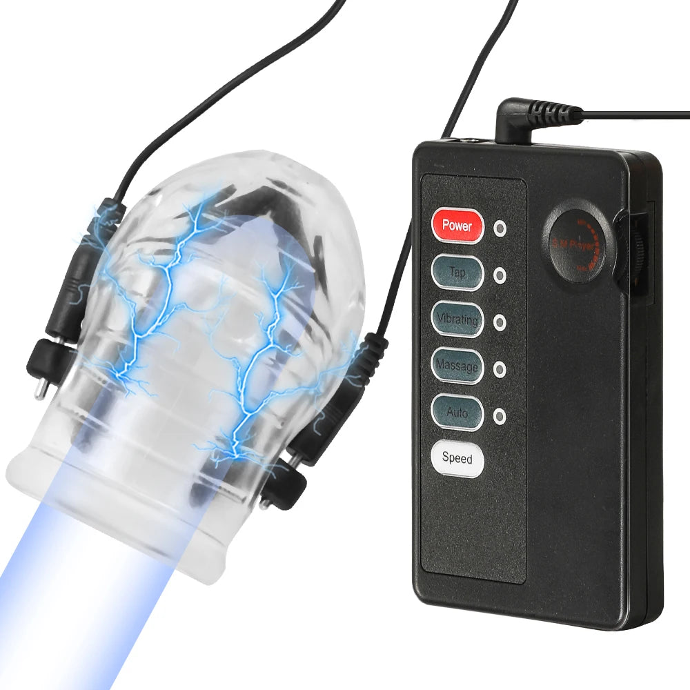 Glans Vibrator Penis Enlargerment Trainer Vibrator Masturbators for Men 10 Speeds Glans Stimulater Massager Adult Sex Toys