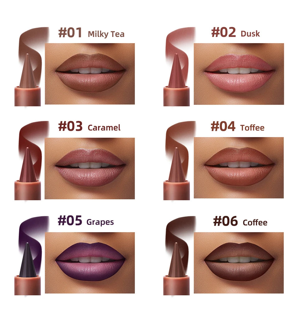 3D Lip Gloss & Lip Liner Set Hydrating Formula Define Lips Precision Application Versatile Makeup Styles Natural Finish Cosmetic