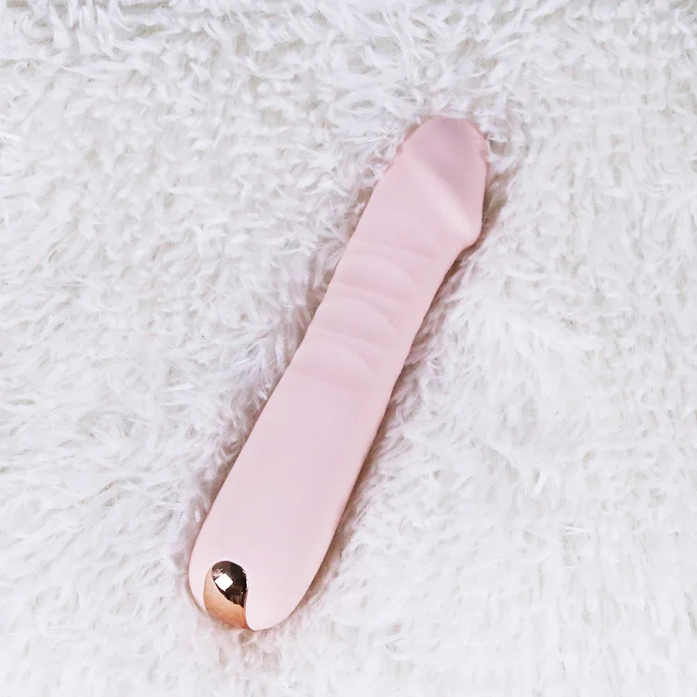 Thrusting Telescopic Vibrators G Spot Clitoris Anal Stimulation Realistic Dildo Vangin Massager Masturbation Sex Toys for Women