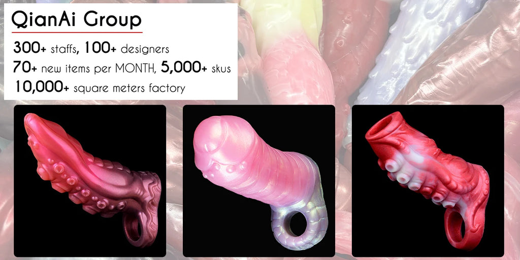 SHAZ Giant Monster Dildo Tongue Anal Plug Thick Penis With Sucker Silicone Buttplug Sex Toys Masturbator For Women Men Adult 18+