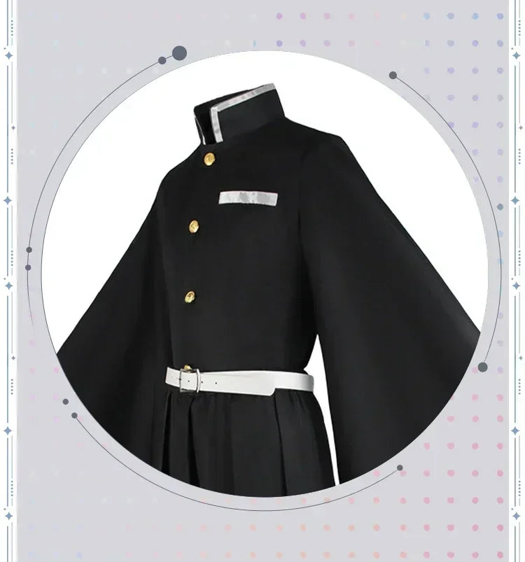 Aime Tokitou Muichirou Cosplay Costume Demon Slayer Cosplay Kimetsu No Yaiba Kisatsutai Uniform Wig Halloween Costume for Woman