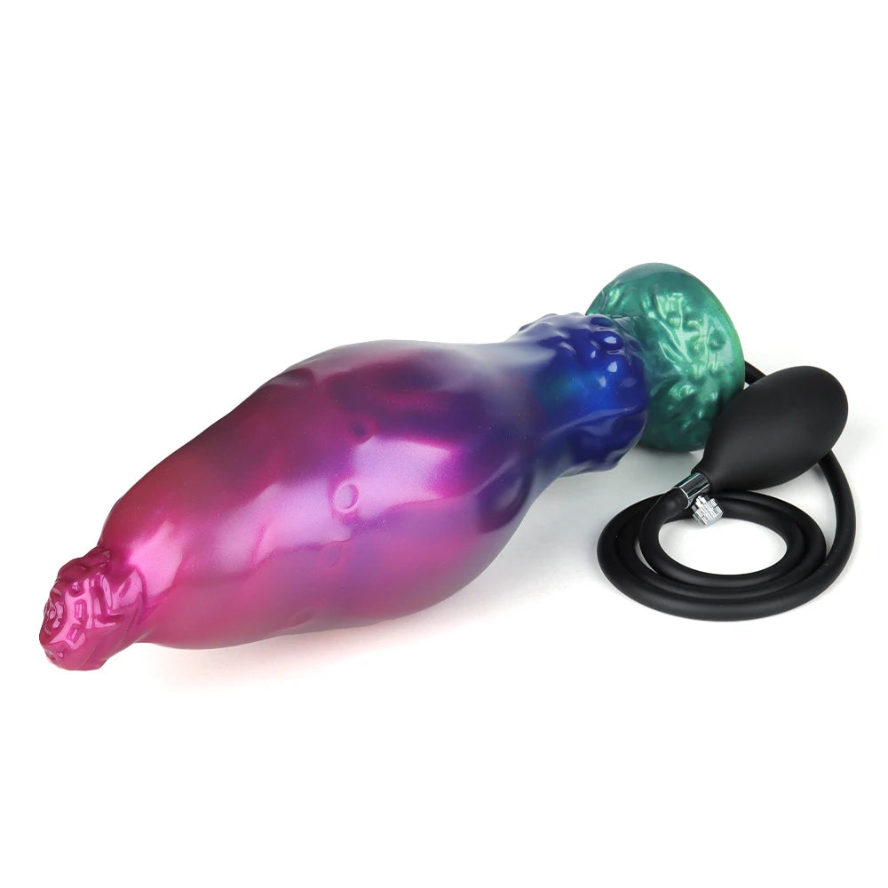 Inflatable Anal Plug Max 11cm Huge Buttplug Inflatable 18+ BDSM Sex Game for Women Men Gay Anal Dilation Prostate/G-spot Massage