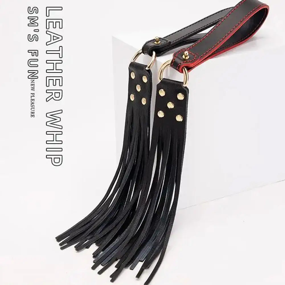 Role-playing Props PU Leather Collar Whip Flirting Mouth plug Handcuffs Sex toys for Women Men Couple Adult Games Sex Toy