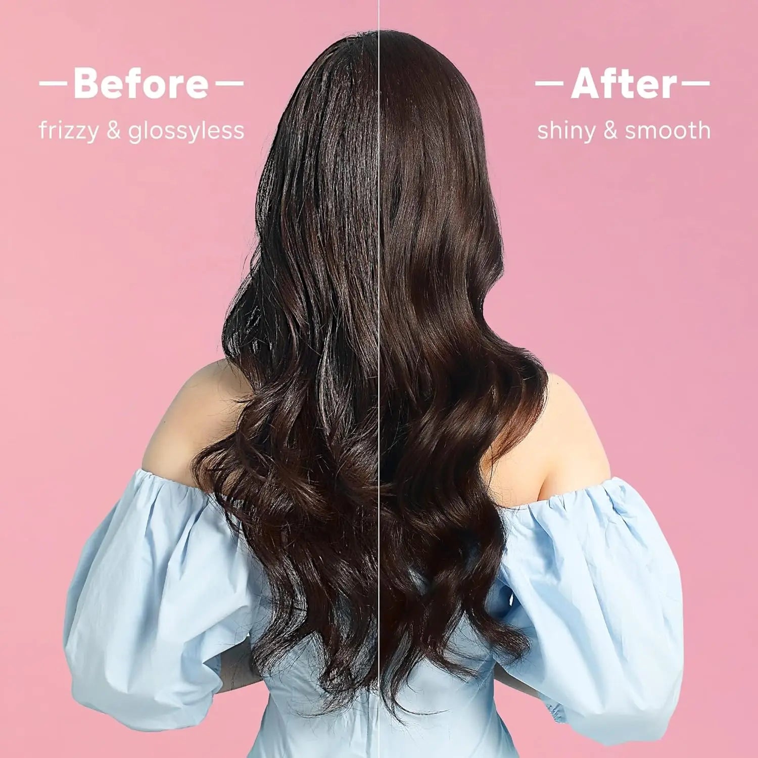 1.5 Inch Extra Large Curling Wand for Long Hair - Ceramic Tourmaline Barrel with 40000000 Negative Ions, 2 Clips