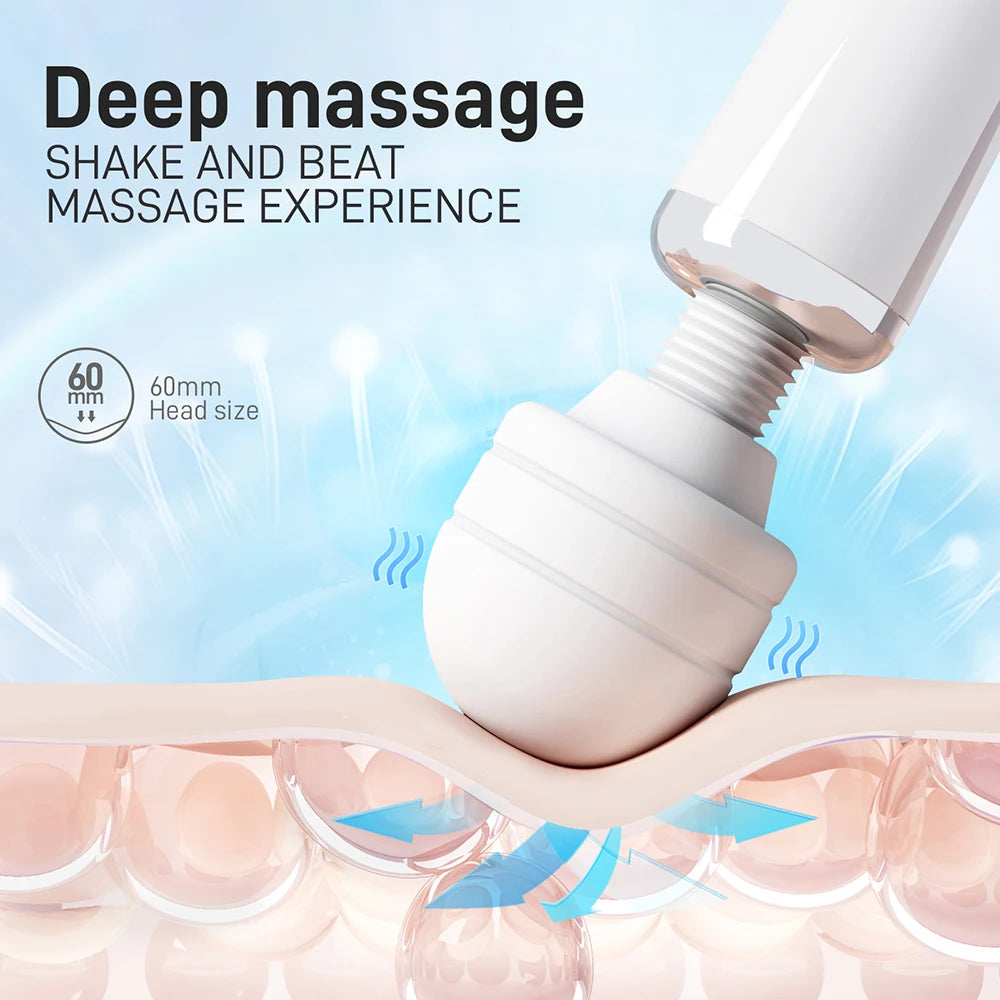 Powerful Dildo Vibrators Sex Toys for Woman AV Magic Wand Vibrating Vaginal Clitoris Stimulator Body Massager Adult Sex Product