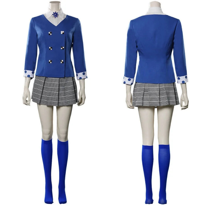 Women's Veronica Sawyer Cosplay Costume Outfits Halloween Heathers the Musical Costume Skirt Suit