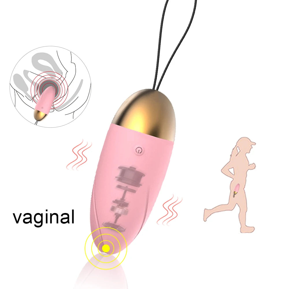 Female Masturbator Vibrators Sex Toys for Woman G Spot Massager Vaginal Balls 10 Speeds Vibrator Erotic Portable Sextoys
