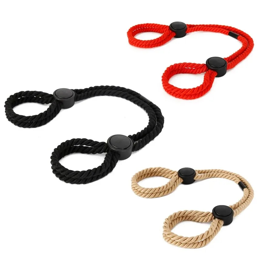 Adjustable Erotic Slave Bdsm Bondage Restraint Rope Shackles Handcuffs Fetish Binding Toys Adult for Couples Exotic Accessorie