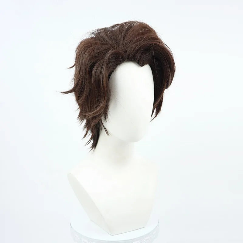 Adam Cosplay Costume Anime Hazzbin Cartoon Hotel Adam Costume Disguise for Men Women Robe Dress Wig Headgear Halloween Carnival