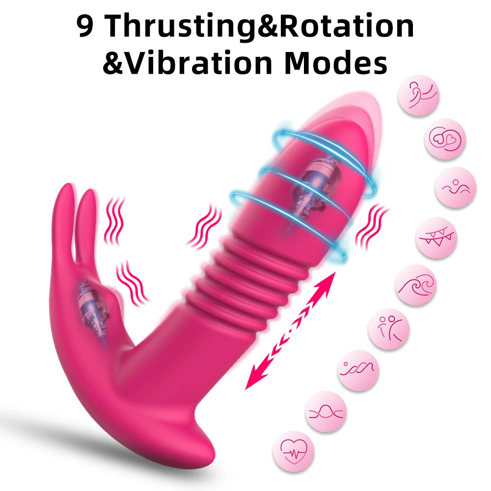 Penetration Vagina Vibrator Female Clitoris Stimulator Dildo Vibrator Sex Toy Wearable Panties Vibrator Adult Sex Toys for Women