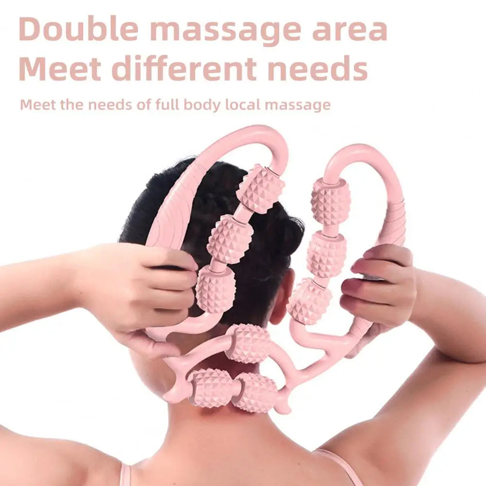9 Rollers Leg Massage Roller Deep Tissue Massage Roller Soreness Relief Massage Roller Arm Muscle Relax Leg Beauty Rollers