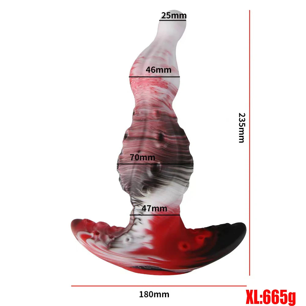 New Color Wearable Anal Plugs Prostate Massage Huge Butt Plug Anal Training G-Spot Stimulation Anal Dildo For Men/Women Buttplug
