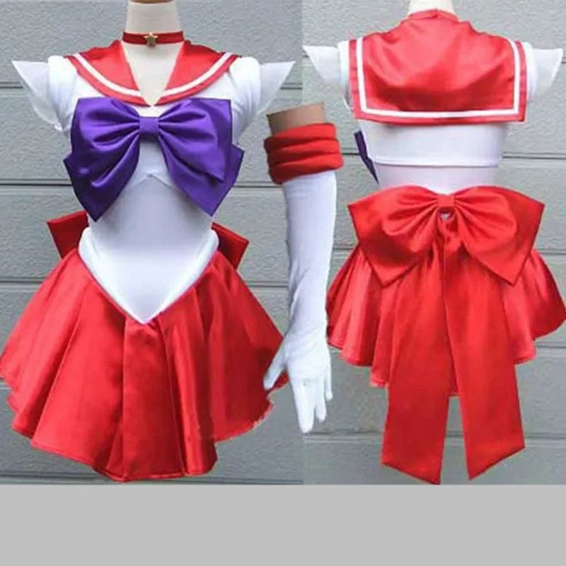 Japan Sailor Moon Cosplay Costume Moon Dress For Adult Fancy Halloween Fancy Sexy Carnival Costume Dress