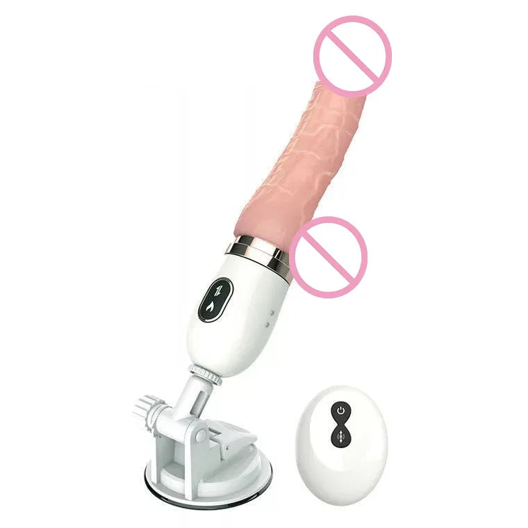 Realistic Dildo Remote Control Automatic Sex Machine Big Penis Vibrator Retractable Dildo Female Masturbator Suction Cup