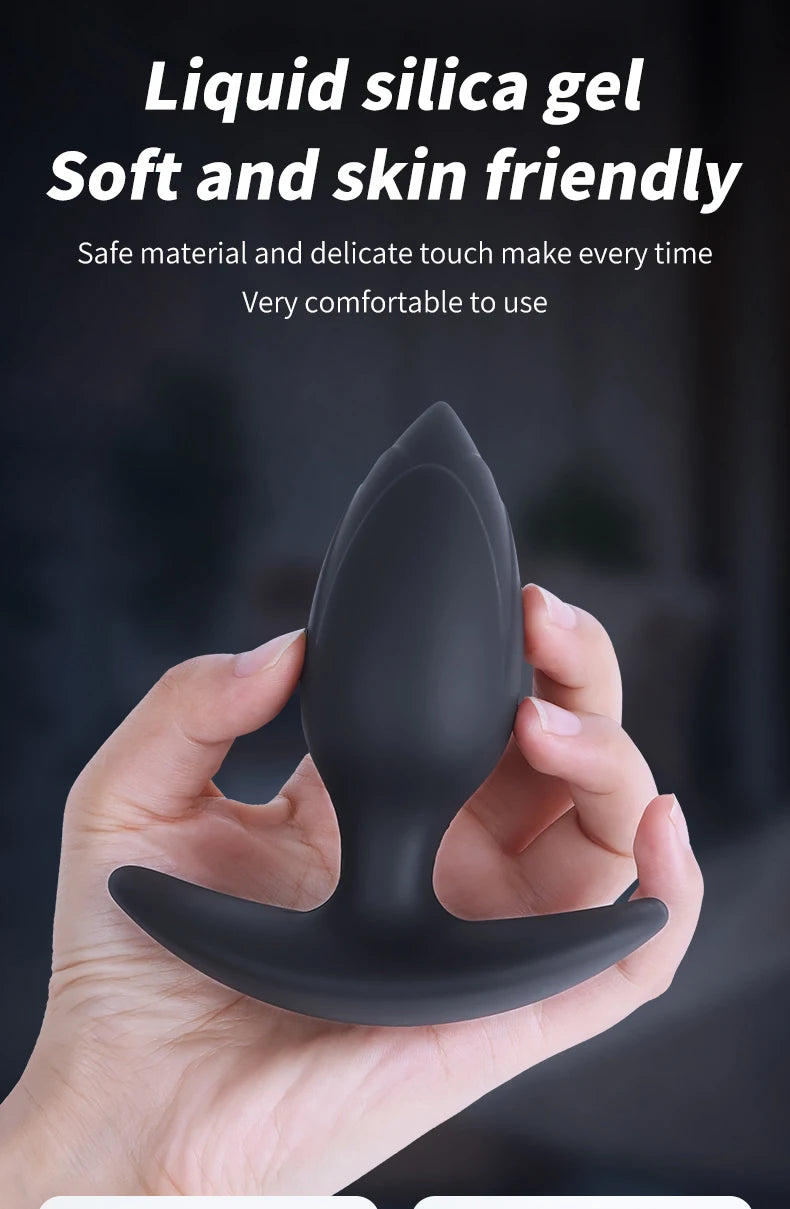 Expand Inflatable Anal Plug with Magneticsuction Valve Stretch Anal Trainer Stimulation Inflatable Anal Butt Plug BDSM for Men