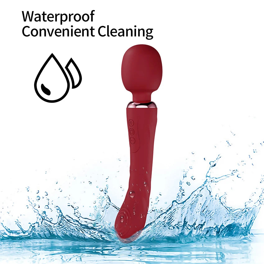 Powerful Dildos Vibrator Dual Motor Silicone Large Size Wand G-Spot Massager Sex Toy For Couple Clitoris Stimulator for Adults