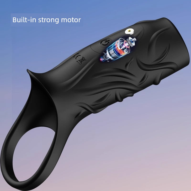 Ding Ding Set Horseshoe Ring Fun Ring Set Extended Wear Vibration Charging Electric Couple Co-Shock House Affairs Foreplay into the Body