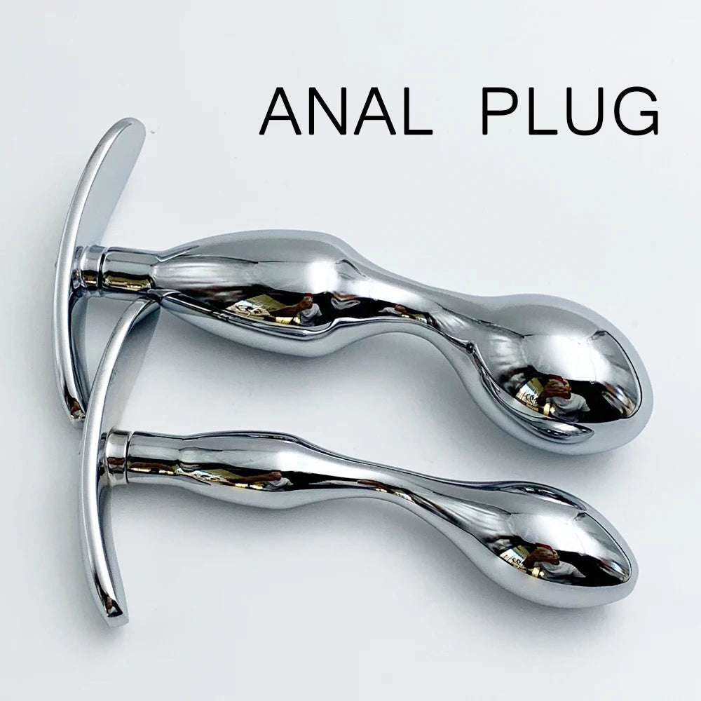 Metal Anchor Base Anal Plug Anchor Base Outdoor Butt Plug Dildos Vaginal Plug Anal Expansion Couple Masturbating Adult Sex Toys