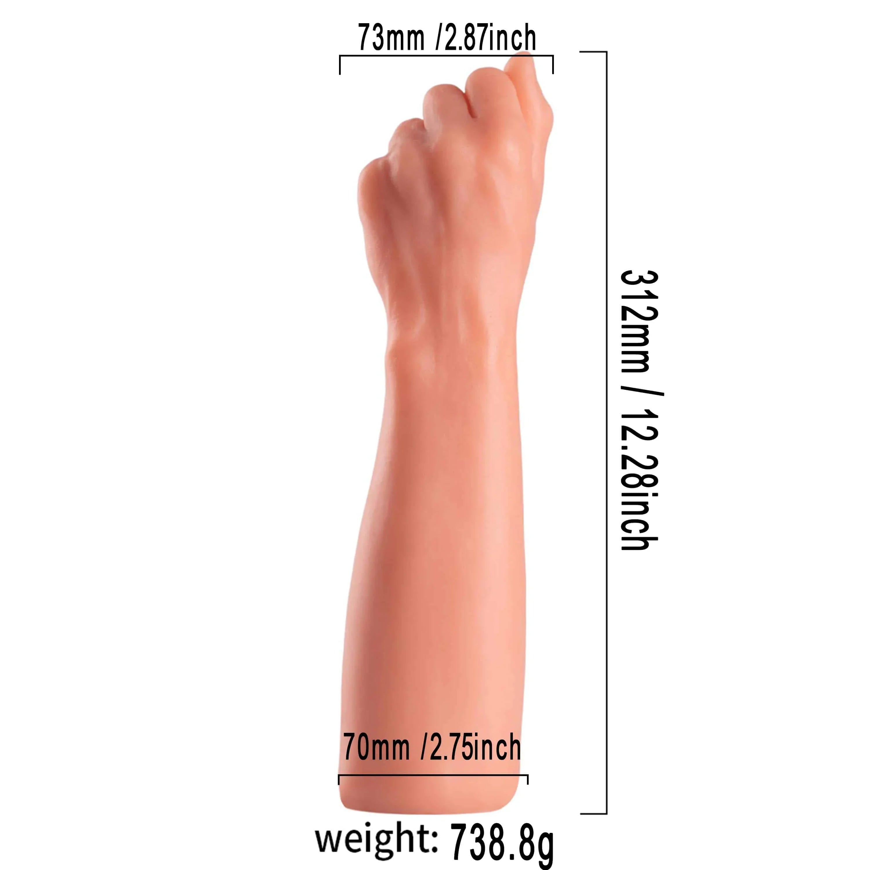 Giant Hand Shaped Anal Plug Arm Dildo Soft Silicone Fist Anal Filling Female Masturbation Sex Toys Realistic And Easy To Clean