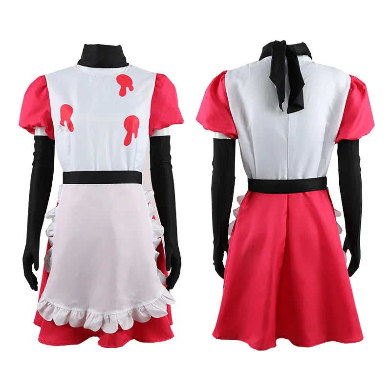 Niffty Anime Hazbin Niff Cosplay Costume Suit Cute Devil Roleplay Clothes Uniform Hotel Cosplay Halloween Party Women Dress