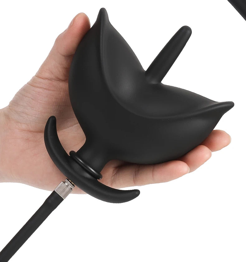 BDSM Vibrator Inflatable Anal Plug Huge Butt Plug Dildo Pump Vaginal Anus Expansion Prostate Massager Sex Toys for Woman Men Gay