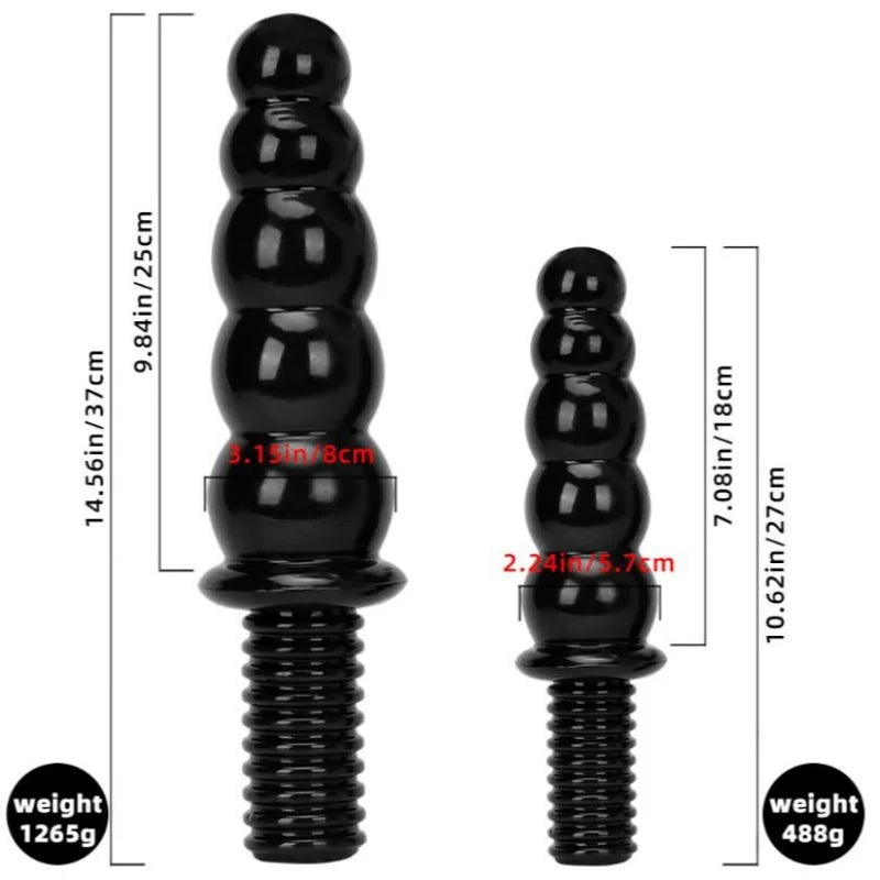 Large Anal Plug Handle Dildos Big Butt Plug Anal Beads Masturbatior Prostate Massage Vagina Anus Dilator Sex Toys for Women Men
