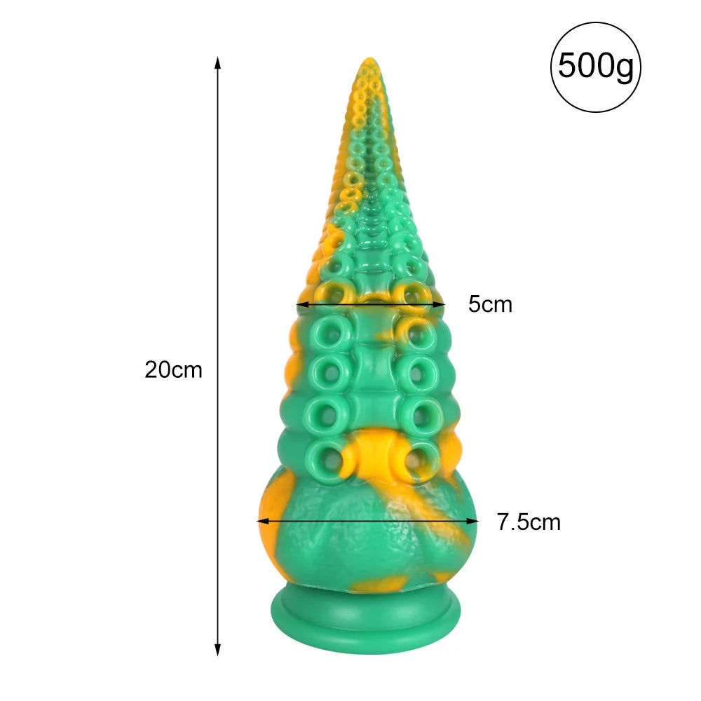 Dildo Female Homosexual Giant Anal Toy Cup Octopus Tentacle Tentacle Artificial Penis Animal Dildo Sex Toys for Adults Anal Plug