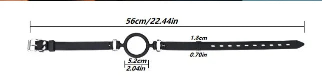 Silicone Oral Sex Ring Open Mouth Gag Flirting Bondage Balls Adult Game Erotic Toys BDSM Restraints Sex Toys For Couples O Ring