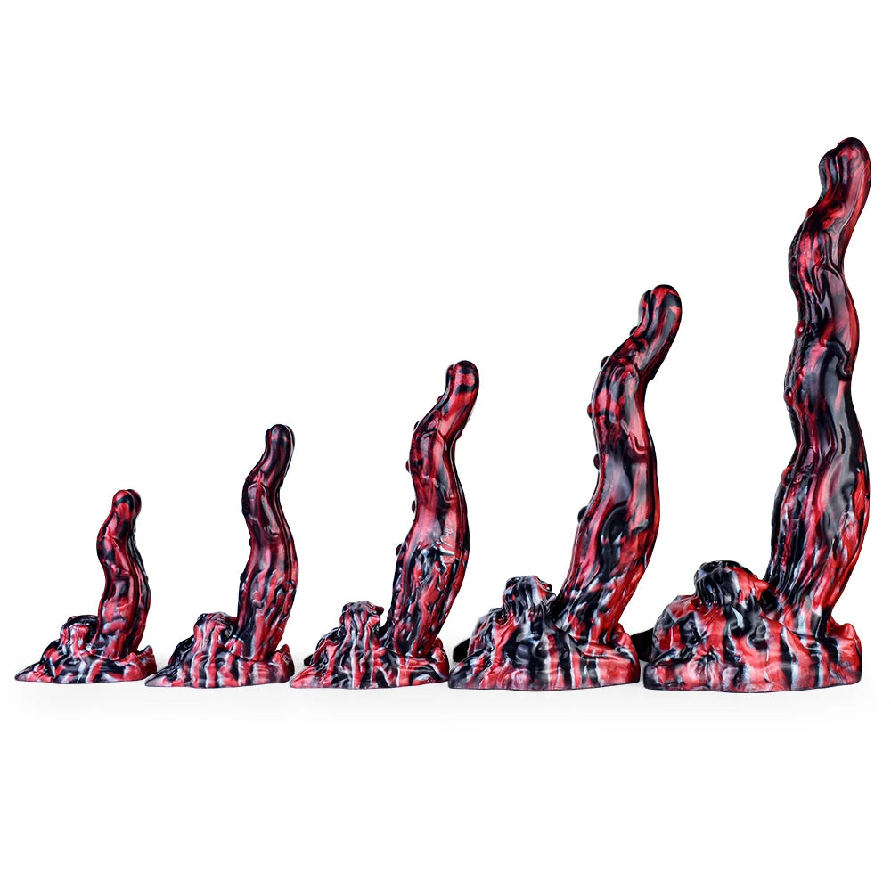 SHAZ Giant Monster Dildo Tongue Anal Plug Thick Penis With Sucker Silicone Buttplug Sex Toys Masturbator For Women Men Adult 18+