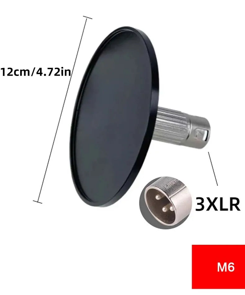 Black Suction Cup Adapter Telescopic Linear Actuator Suction Cup M6 M8 M10 3XLR Connector Reciprocating Device Attachments Parts