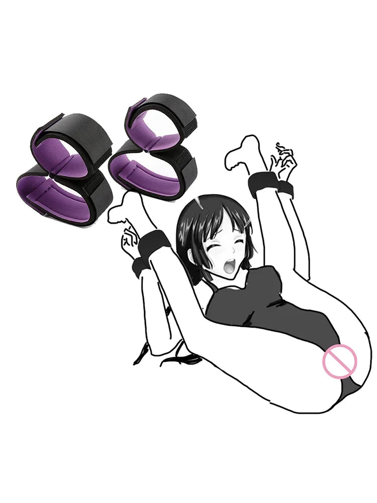 BDSM Bondage Gear Kit Erotic Sex Toys Adult Gmaes Bandage Obedience Slave And Master Couple Role Play Exotic Accessories Sexshop