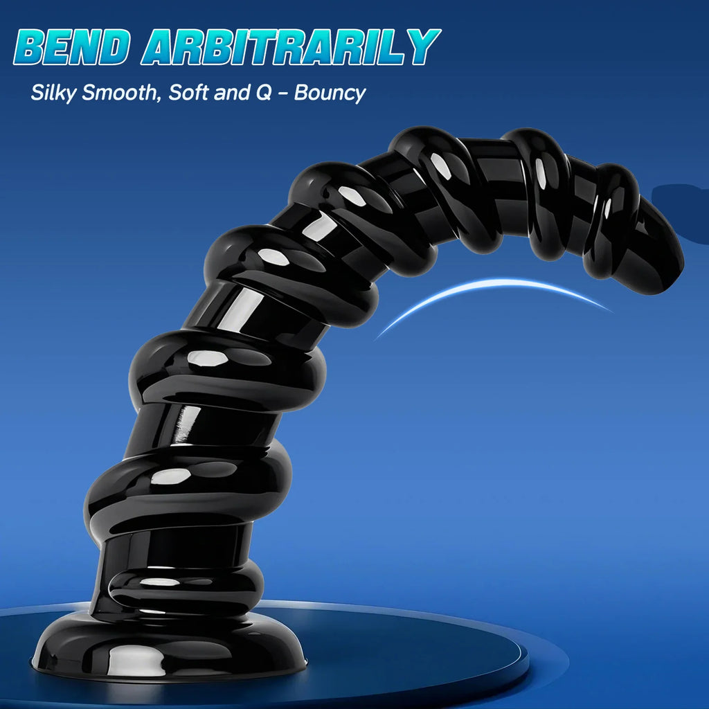 Thread Anal Plug Dildos For Men Butt Plug Adult Sex Toys for Women Men Prostate Massage Vaginal Spiral Anal Stimulation Cock