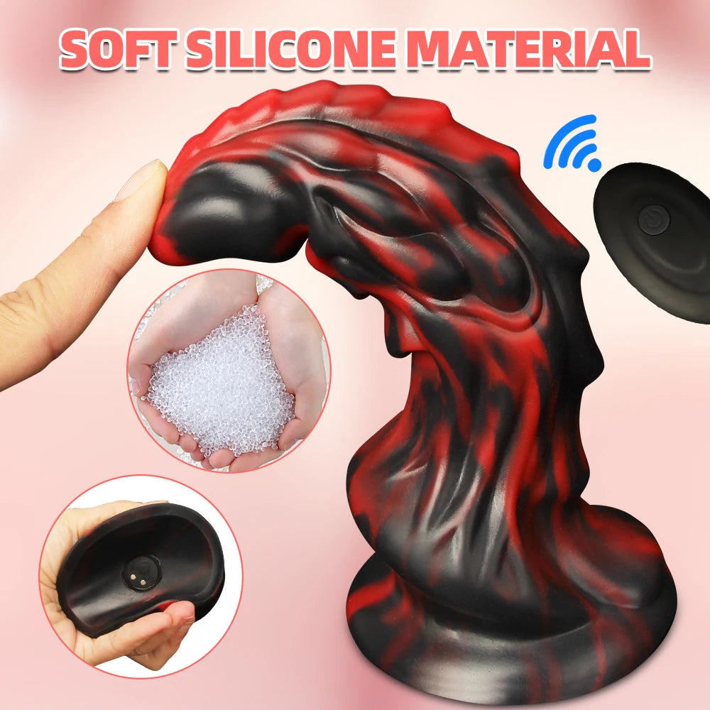 Huge Dragon Dildo Animal Ass Anal Plug Soft Silicone Monster Alien Penis Dildo Anal Dilator Male Female Adult Products Sex Toys