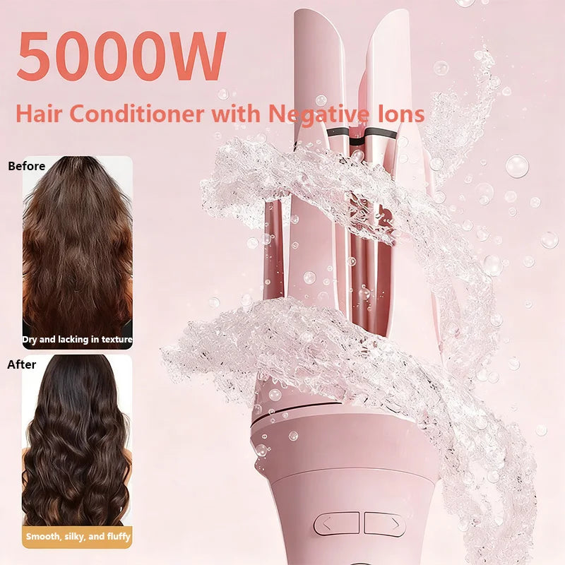 Automatic curling iron, 26-40mm curling styling set, suitable for all hair types, negative ion hair care curling tool,72h Hold