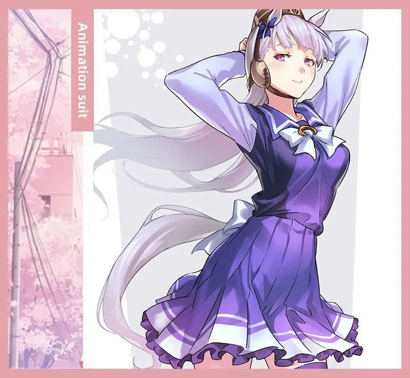 Game Special Week Mejiro McQueen Umamusume Pretty Derby Uma Musume Racing Association Cosplay Costume Anime School Uniform Suit