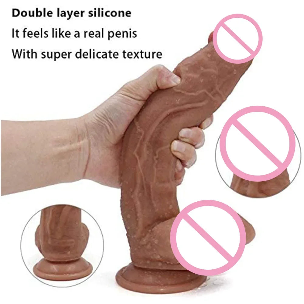 11.8 inch Dildo Phallus Huge Large Realistic Dildos Silicone Penis With Suction Cup G Spot Stimulate Toys For Woman Dropshipping