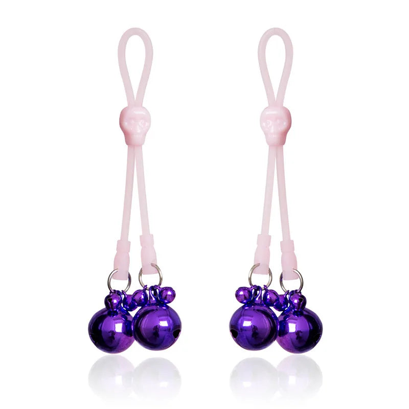 Erotic Gadgets Elastic Rope Bondage Nipple Clamp with Luminous Boobs Sex Toy for Pain Fetish Adult Games Breast Massage Products