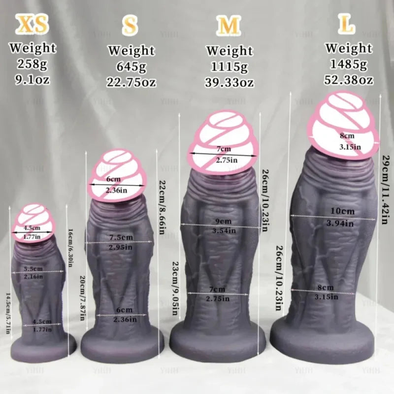 10cm Diameter Huge Thick Dildo Monster Penis Giant Butt Plug Anal Dildo Anal Play Vagina G-spot Stimulate Sex Toys for Women Men
