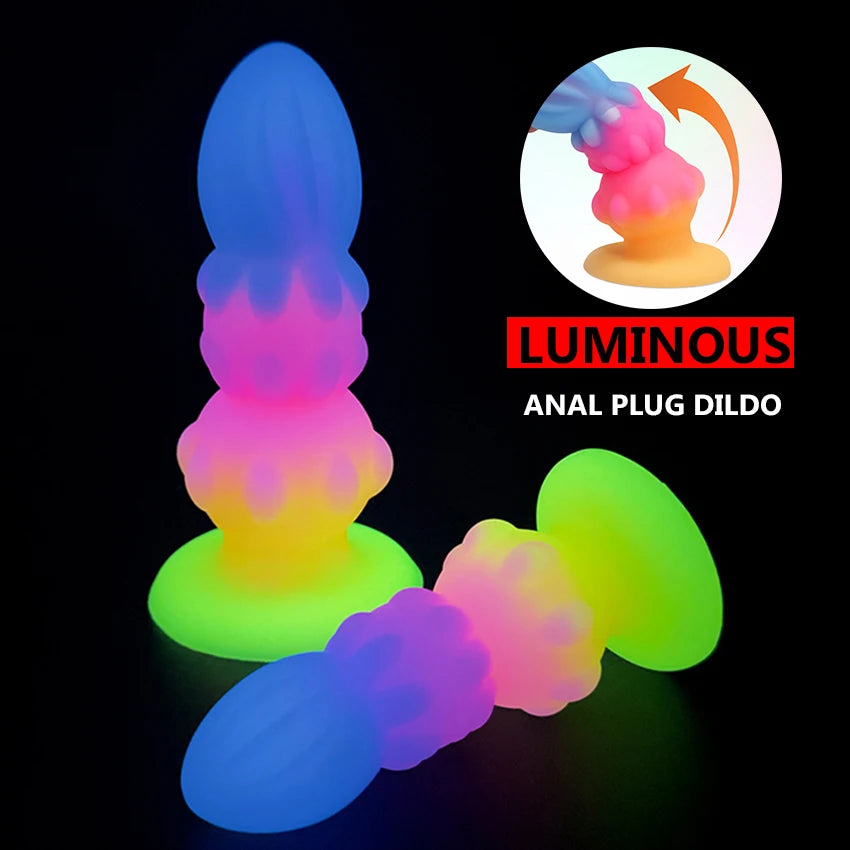Anal Butt Plug Dildo Vaginal Plug Prostate Massager Analsex Masturbation Adult Cute Soft Colourful Sex Toy For Women Men Product