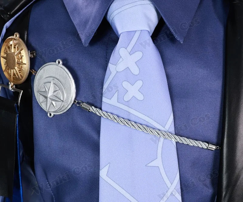 Game ZZZ Hugo Vlad Cosplay Costume Wig Hair Zenless Zone Hugo Cosplay Men Role Play Carnival Outfits for Anime Events