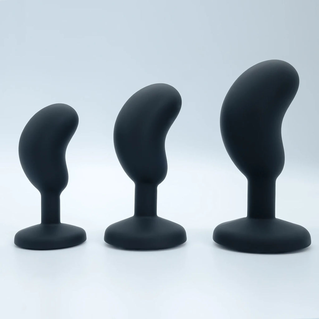 Anal Plug 3 Size Silicone Butt Plugs Stimulator Analplug Sex Toys Prostate Massager Buttplug Sex Toys for Men Women Couples