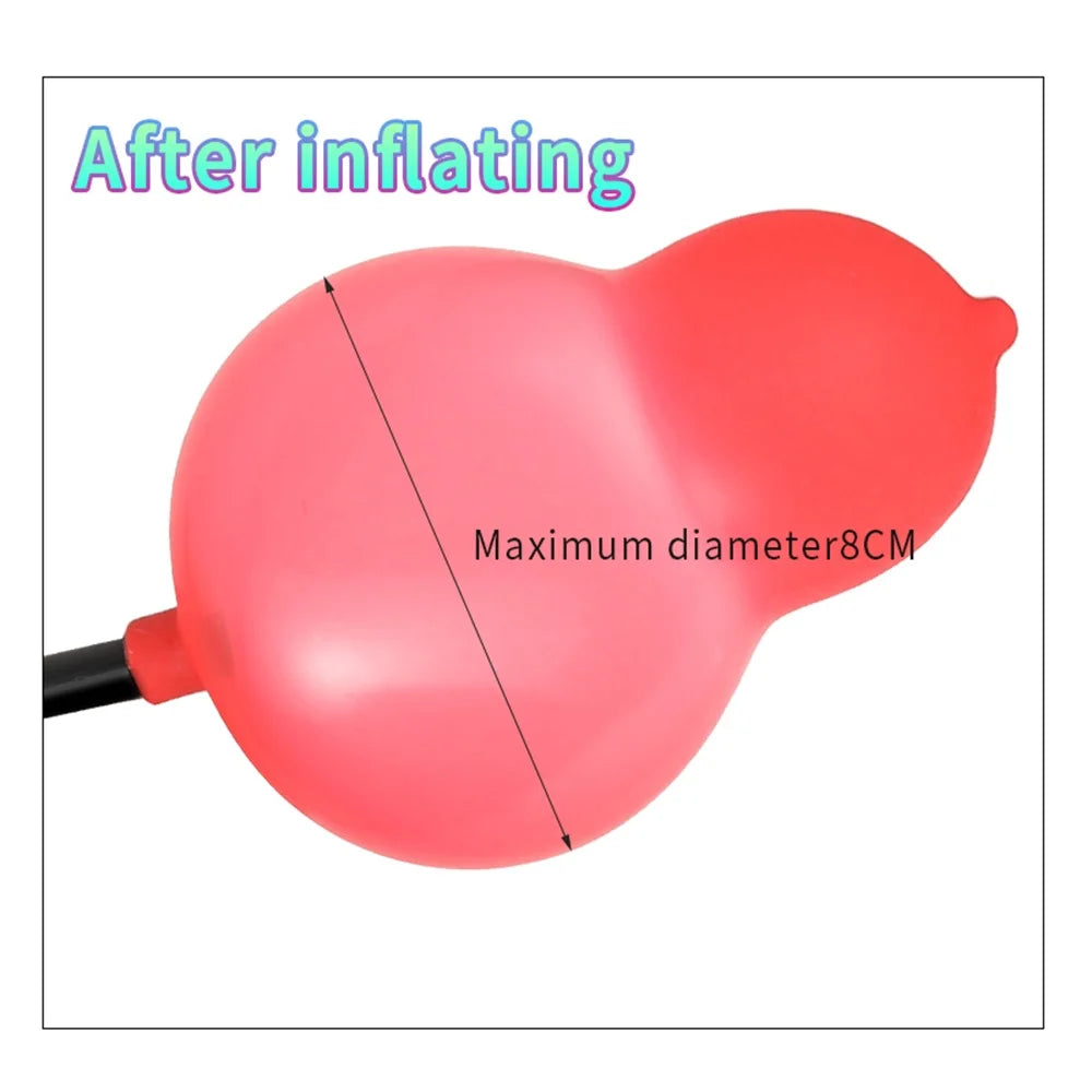 Inflatable Anal Dildo Plug Silicone Expandable Butt Plug with Pump Sex Toys for Women Men Anal Dilator Massager Adult Products