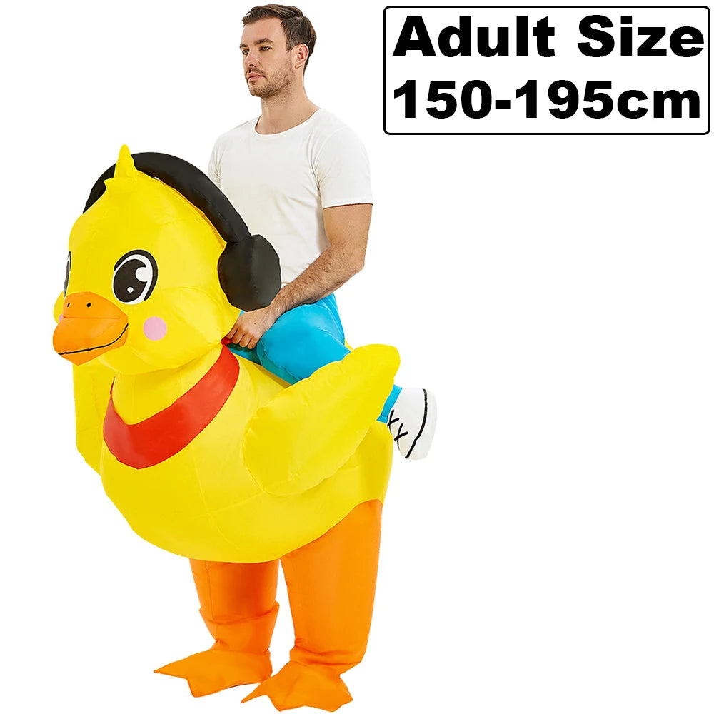 HOT Anime Dinosaur Inflatable Costume Party Mascot Costumes Suit Disfraz Cosplay Halloween Costumes For Adult Kids Dress