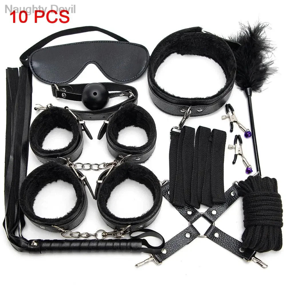 Sex Toys Femdom Handcuffs Bdsm Slave Collars Fetish Adult Games Erotic Products Role Play Bondage Equipment Exotic Accessorie