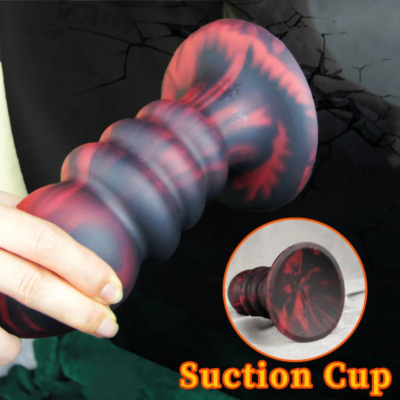 Big Anal plug safe Silicone Dildo anal butt plugs G spot stimulation Anal dildos with suction cup adults sex toys for men/women