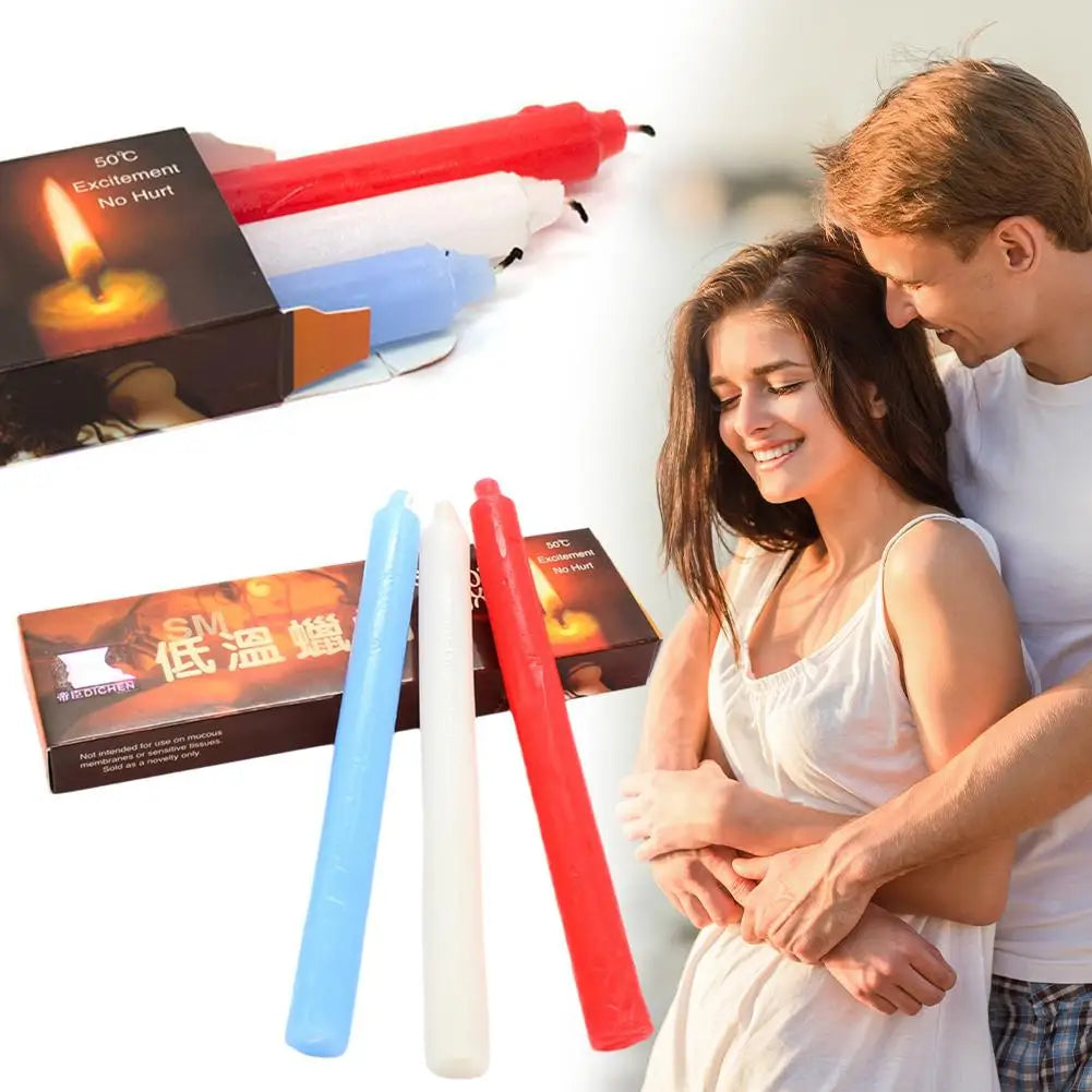 BDSM Sex Toys Low Temperature Drip Candles Sexy Low Heat Massage Romantic Passion Play Wax for Adult Erotic Couple Flirting Toys